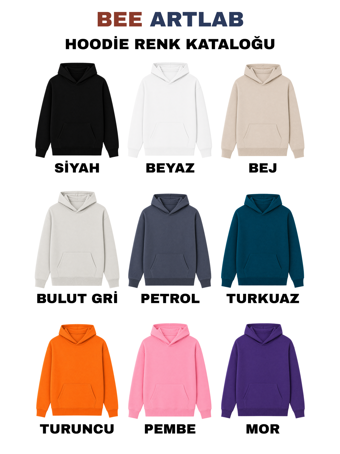 HOODIE (Kapşonlu) 🐾 Onu Her Zaman Yanında Taşı — Kişiye Özel Evcil Hayvan Nakış