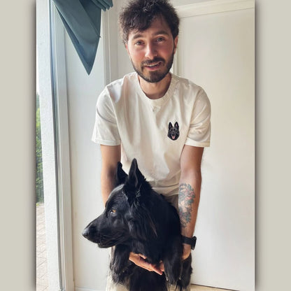 T-SHIRT 🐾 Onu Her Zaman Yanında Taşı — Kişiye Özel Evcil Hayvan Nakış