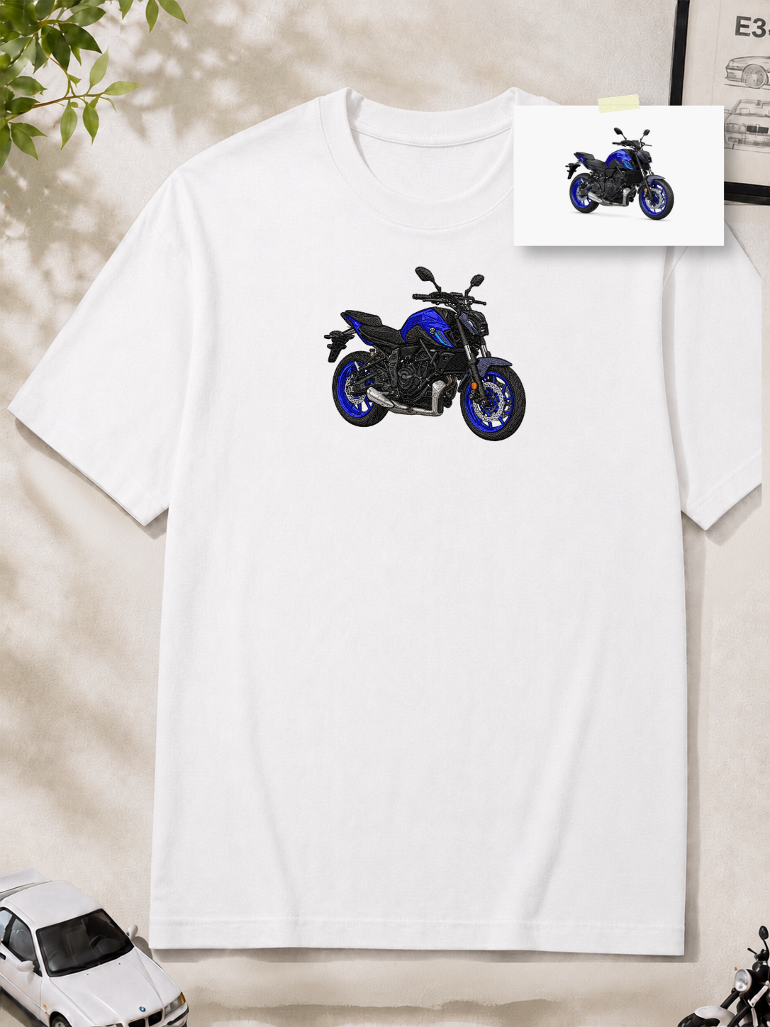 Motorsiklet Nakışlı Kişiye Özel Hoodie Sweatshirt Hoodie Tişört Çocuk Tişörtü