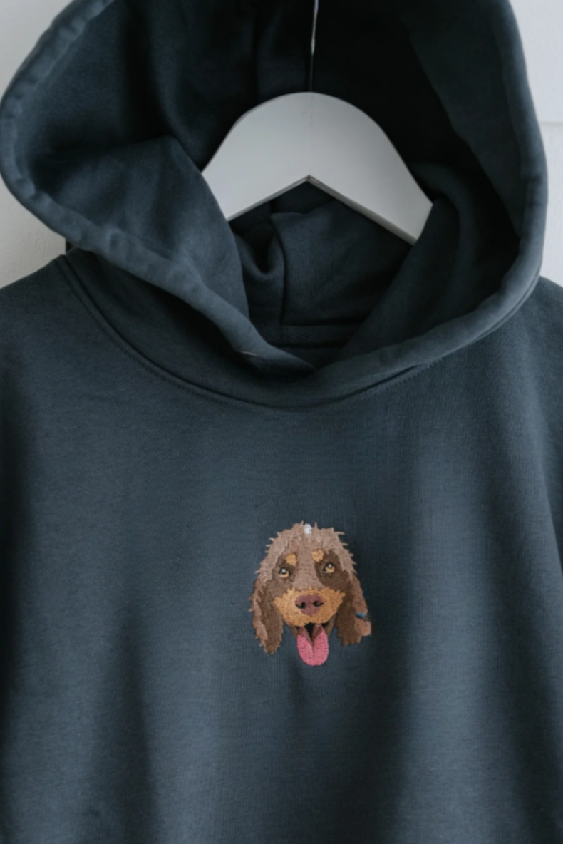 HOODIE (Kapşonlu) 🐾 Onu Her Zaman Yanında Taşı — Kişiye Özel Evcil Hayvan Nakış