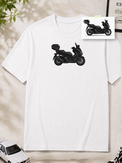 Motorsiklet Nakışlı Kişiye Özel Hoodie Sweatshirt Hoodie Tişört Çocuk Tişörtü
