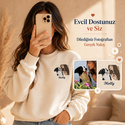Sevimli Dostunla Olan Fotoğrafın -- Seçtiğin Ürüne Nakışlıyoruz