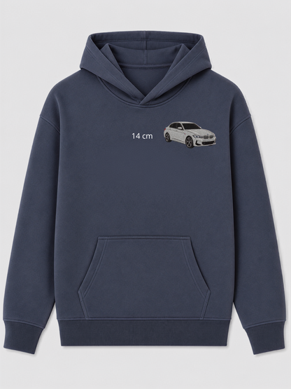 Araba Nakışlı Kişiye Özel Hoodie Sweatshirt Hoodie Tişört Çocuk Tişörtü